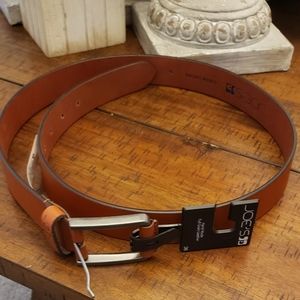 Joe's mens genuine leather tan belt